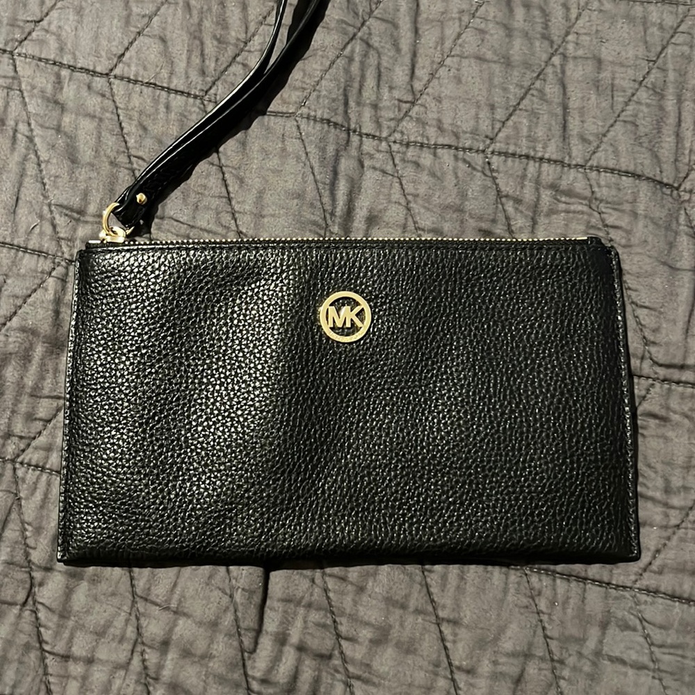 Michael Kors Black Wristlet